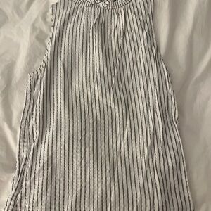 Banana Republic Black and White Striped Skirt